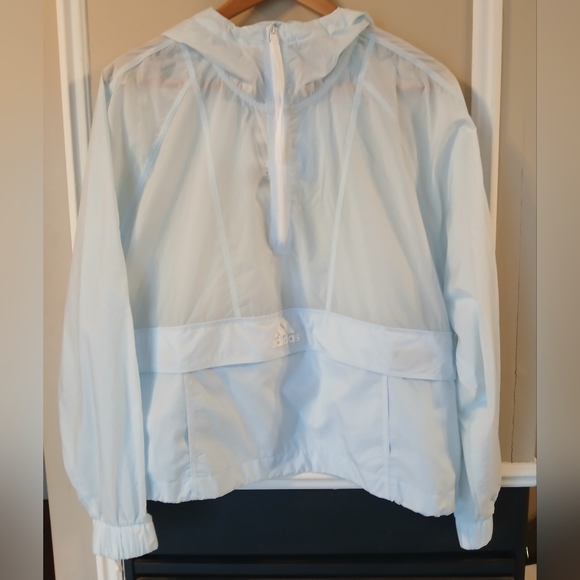 Adidas Women's Cropped Wind.rdy Windbreaker Size Medium NWT - Picture 3 of 12